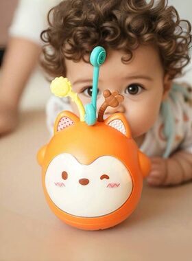 狐狸不倒翁音乐哄睡玩具宝宝3-6-9个月儿童0-1岁小孩早教益智玩具