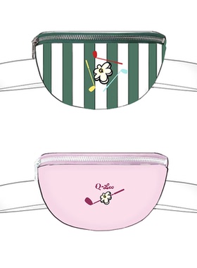QLeo原创高尔夫服装 球包 小包包 女腰包夏季户外 运动包小球袋