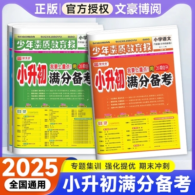 小升初满分备考六年级上下册