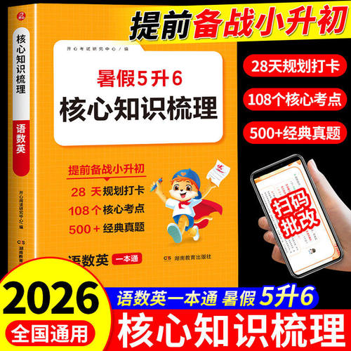 开心小升初总复习核心考点归纳