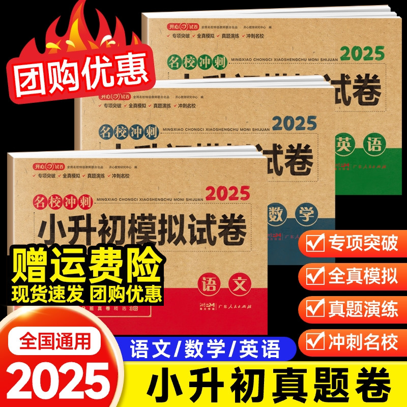 小升初模拟试卷+总复习