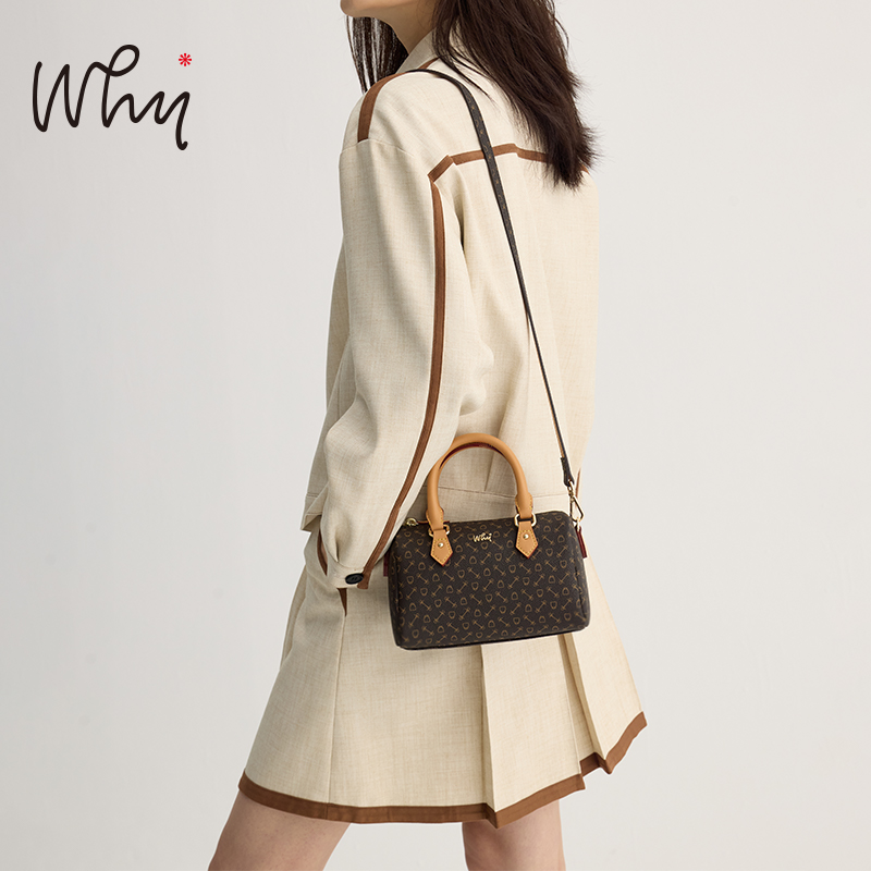 WHY波士顿枕头包小包单肩斜挎包