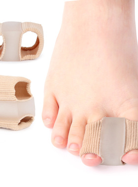 燕王新款凝胶纤维脚趾矫正大脚拇指外翻分趾器双孔套趾矫形器尼龙