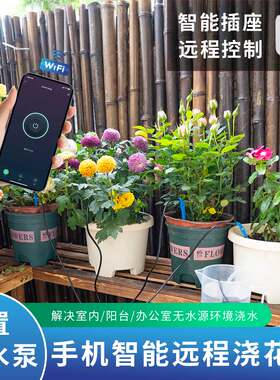 WiFi手机远程自动浇花器自动浇水