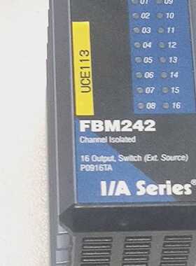 二手FoxboroFBM242P0916TAIA系列通道隔离16输出模块