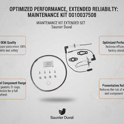 Saunier Duval  0010037508 Maintenance Kit Extended Set