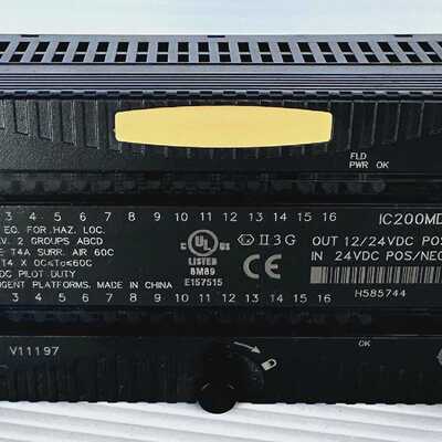 GE Fanuc IC200MDD844K Mixed Module OUT 1224VDC POS IN 24VDC