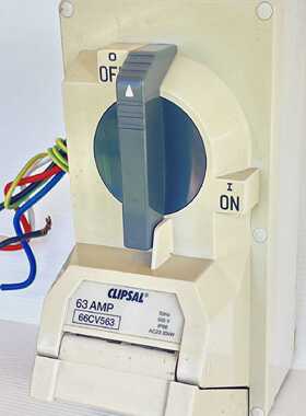 Clipsal 66CV563 63A Combination Electrical Switched Socket O