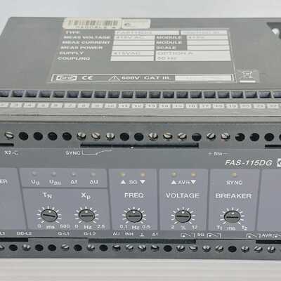 DEIF FAS115DG Voltage Matching Synchroniser Module 415VAC415