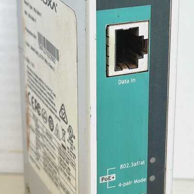 MOXA INJ24AT Gigabit High Power 36W60W 2448VDC 24pair PoE In