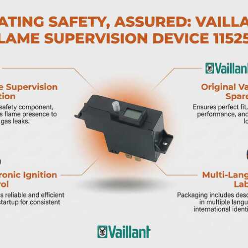Vaillant 115255 Gasfeuerungsautomat  Flame Supervision Devic