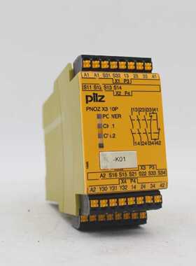 PilzPNOZX3.10PC24VACDC3no1nc1soEStop安全门监视器
