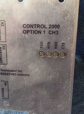 Control 2000 Option 1 CH3 GS20501 Rev1.1 101841