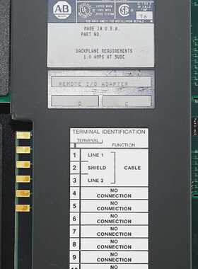 Allen Bradley 1771ASBC  FWD  Remote Input Output Adapter Mod