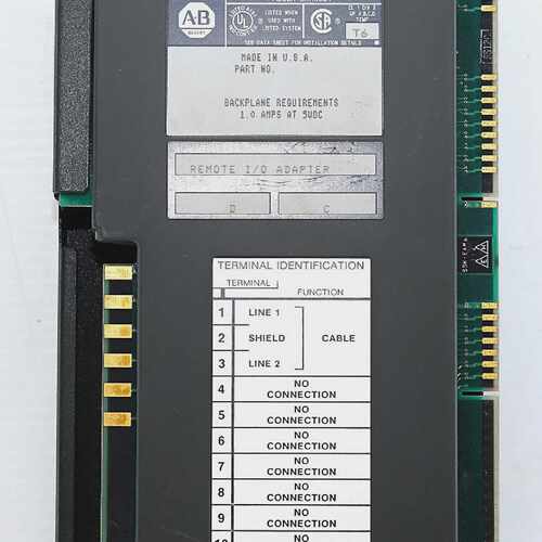 Allen Bradley 1771ASBC  FWD  Remote Input Output Adapter Mod