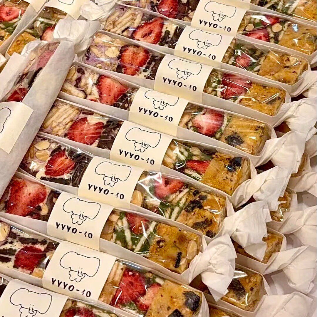 六拼雪花酥包装袋自粘袋蔓越莓曲奇小饼干分装打包袋烘焙手工