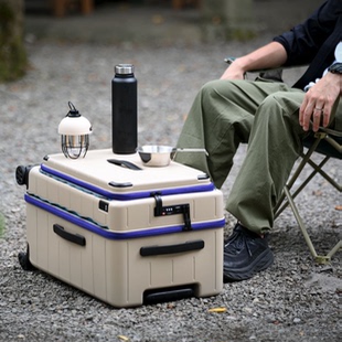 日本代购ACE Teofield户外露营旅行箱登机大容量带前盖多用行李箱