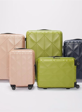 日本代购proteca Corri2菱格纹大容量超轻拉杆万向轮登机旅行箱