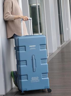 日本代购工业风大容量万向轮登机托运旅行拉杆男女Innovator行李