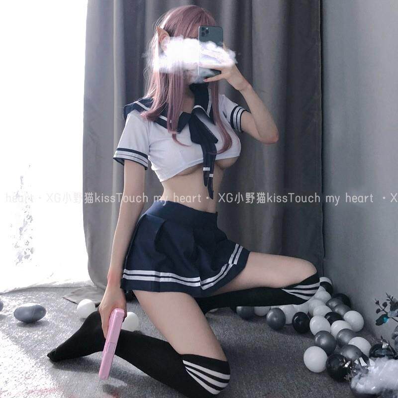 日系萝莉可爱学院风水手服JK制服二次元学生性感校服COS套装女纯