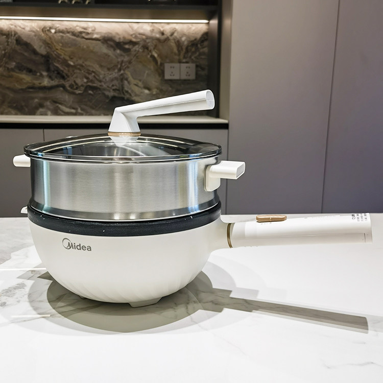 Midea/美的HGE2811B电炒锅4L电煮锅家用多功能大功率一体锅炒菜锅,厨房电器,电炒锅,淘宝优惠券,粉丝福利购,淘宝优惠卷