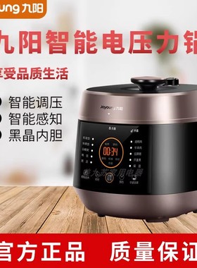 九阳电压力锅5升智能家用一锅双胆多功能压力煲铜匠大火Y-50C82
