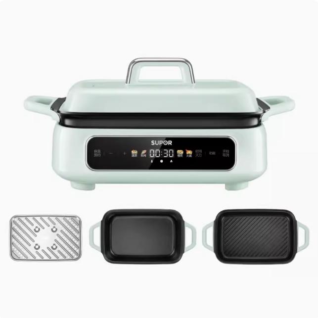 苏泊尔多功能烤鱼+火锅料理锅