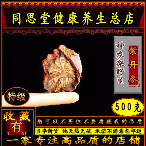 同思堂野生丹参特级紫丹参