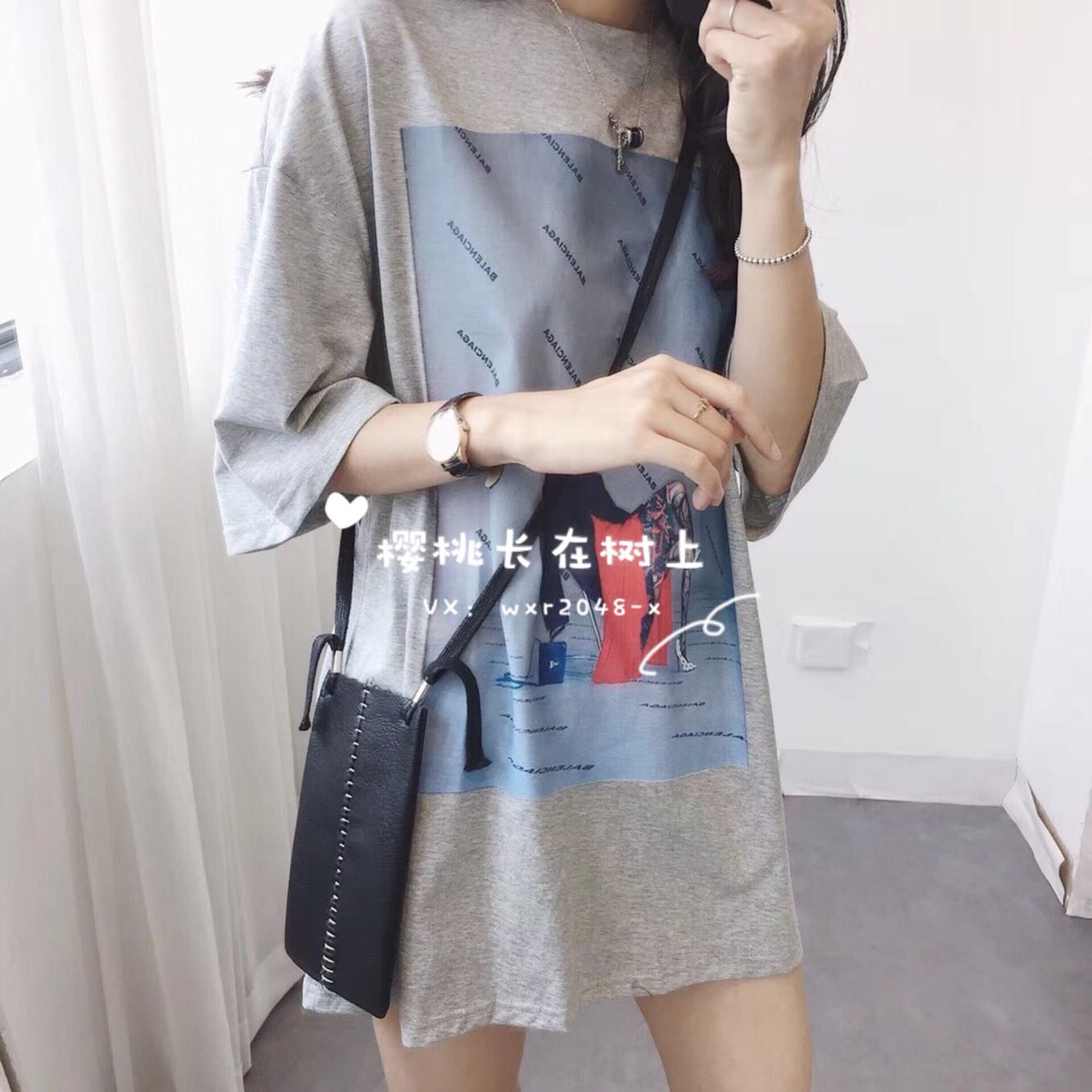 B¼ÒÌù²¼³¤¿îÏÂÒÂʧ×ÙTÐôt-shirt¶ÌÐäÅ®º«°æ¿íËÉÔ´´Éè¼ÆÐÂÆ·ÈÈÏú