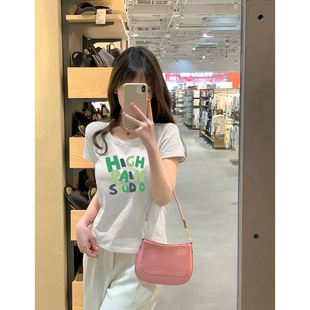 洋气修身 正肩纯棉短袖 爆款 t恤女夏季 减龄好看显瘦白t上衣 2025新款
