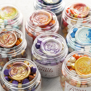 珠光火漆蜡复古火漆印章文创用品火漆章婚礼定制封印情侣生日