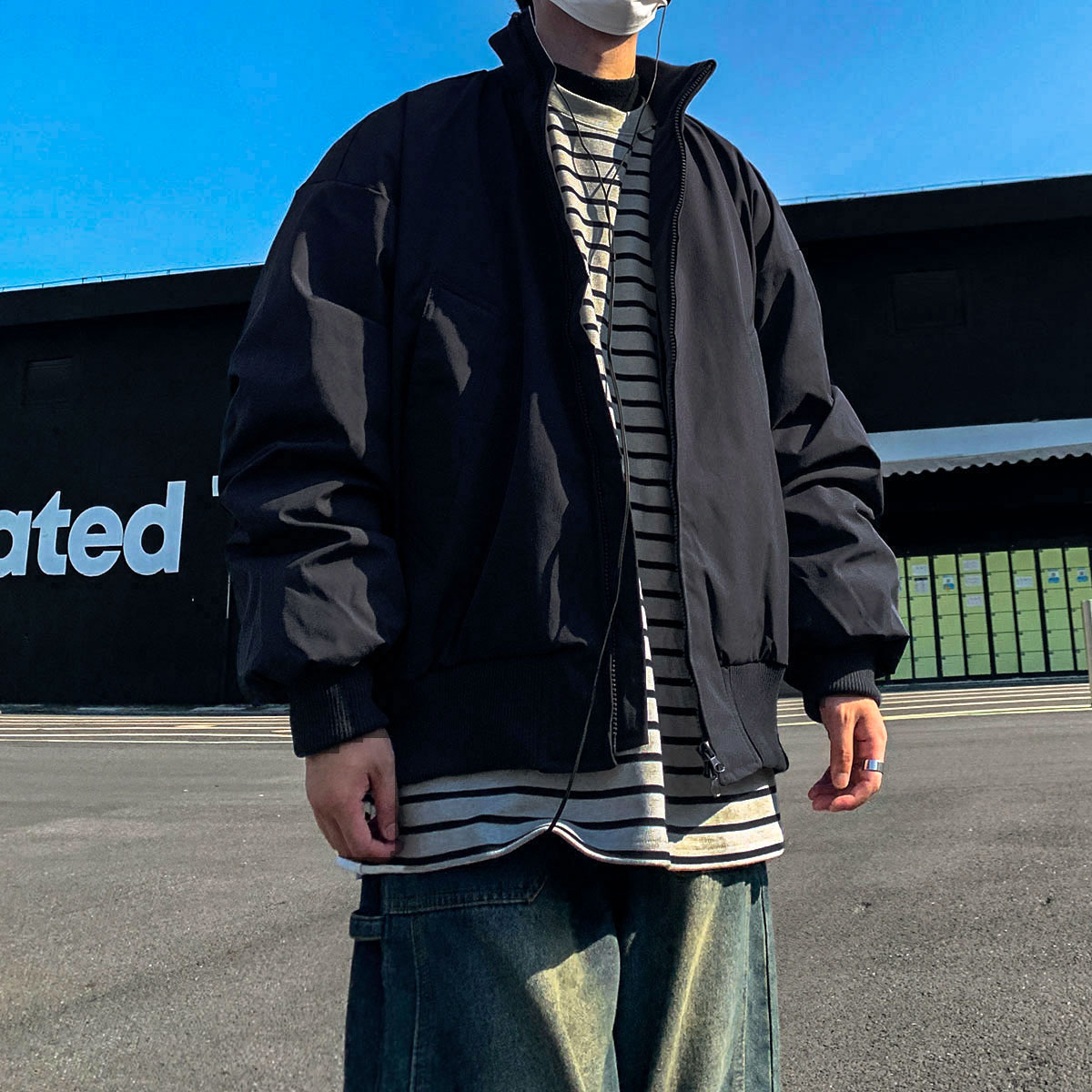 冬季2025新款美式90白鸭绒羽绒服男潮流帅气休闲宽松加厚羽绒外套