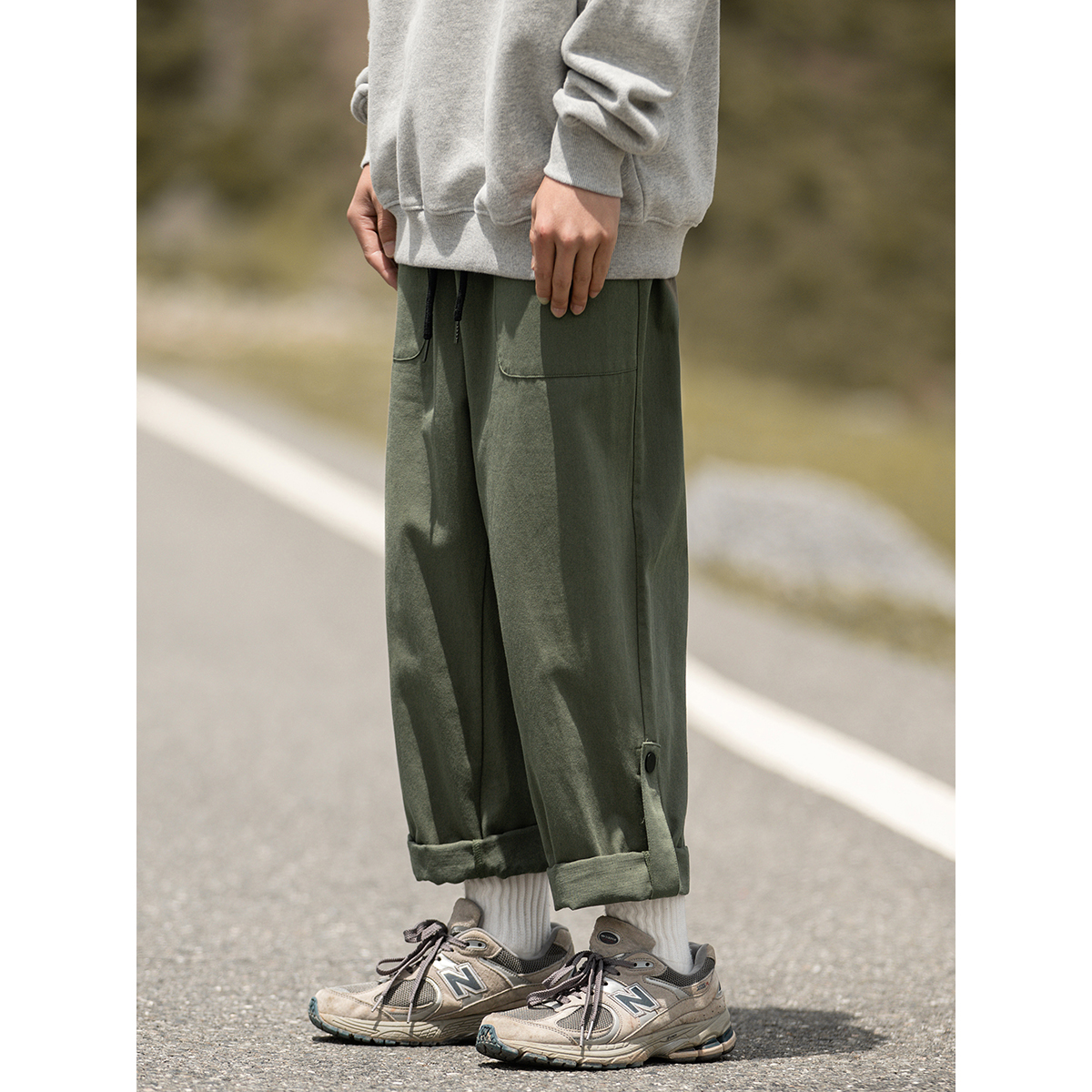 长裤休闲裤百搭宽松直筒裤