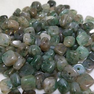 【奇钰轩】南阳独山玉 天然天蓝独山玉手链随形散珠随形珠配珠