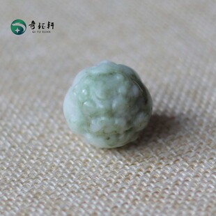 奇钰轩 天然南阳独山玉貔貅散珠diy配饰配珠吊坠手串文玩