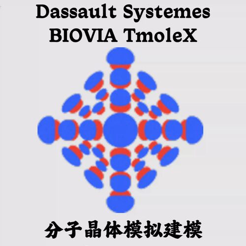Dassault Systemes BIOVIA TmoleX 2023.1 分子晶体模拟建模