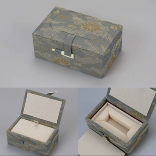 定制精品高端祥云锦盒印章礼盒大小通用便盒弹性海棉可撑大可定制