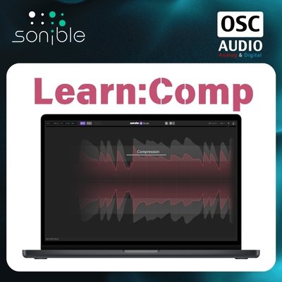 正版Sonible learn:comp 智能压缩器插件 动态控制学习AI辅助分析