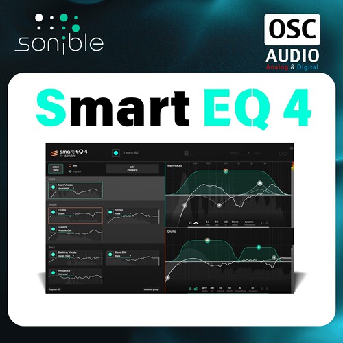Sonible Smart EQ 4 音乐制作插件效果器 AI智能均衡器