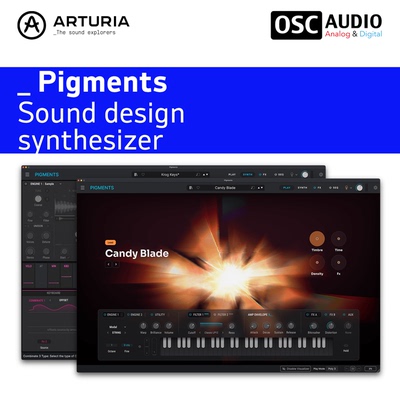 正版Arturia Pigments 7 全新引擎 编码界面现代一体化软件合成器