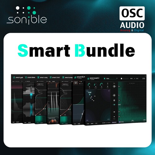 正版 Sonible Smart:Bundle AI智能混音套装6合1 EQ压缩混响门限