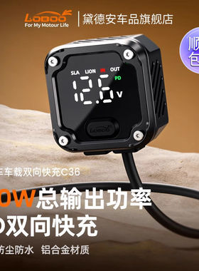 萝卜摩托车车载双向快充1