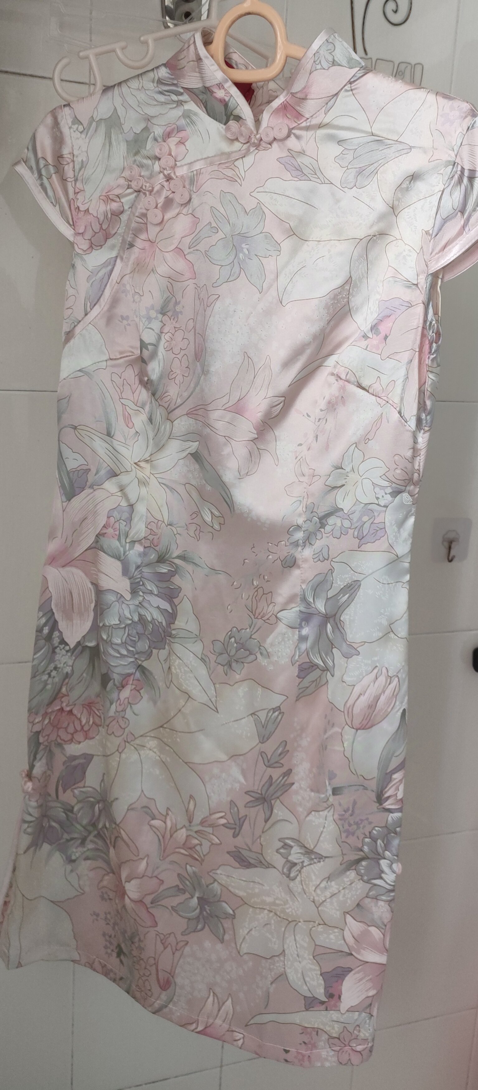 全新专柜正品陶玉梅旗袍女新中式国风小个子年轻款短袖连衣裙断码