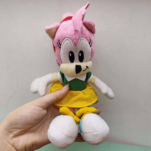 新品 Sonic 刺猬索尼克音速小子毛绒玩具偶公仔 粉色 22厘米