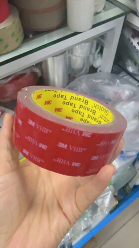 3M5608双面胶带VHB强力纳米无痕防水耐高温亚克力透明双面胶3米