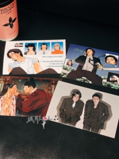 韩国机器打印 主 和平官卡相卡6寸默认印刷瑕 纸片人