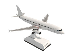 空中客车A320 白模 适合自己涂装 民航客机飞机1:72 1:100 纸模型