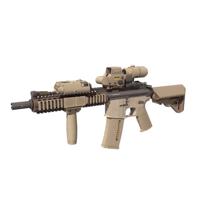 1:1 Scale MK-18 SPEC OPS Assault Rifle 步枪纸模型DIY不可发射