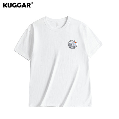 KUGGAR短袖潮青少年重磅衣服纯棉