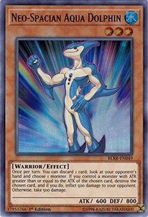 BLRR 欧版 EN049 C3B 游戏王 新宇宙侠·水波海豚 美英一刷